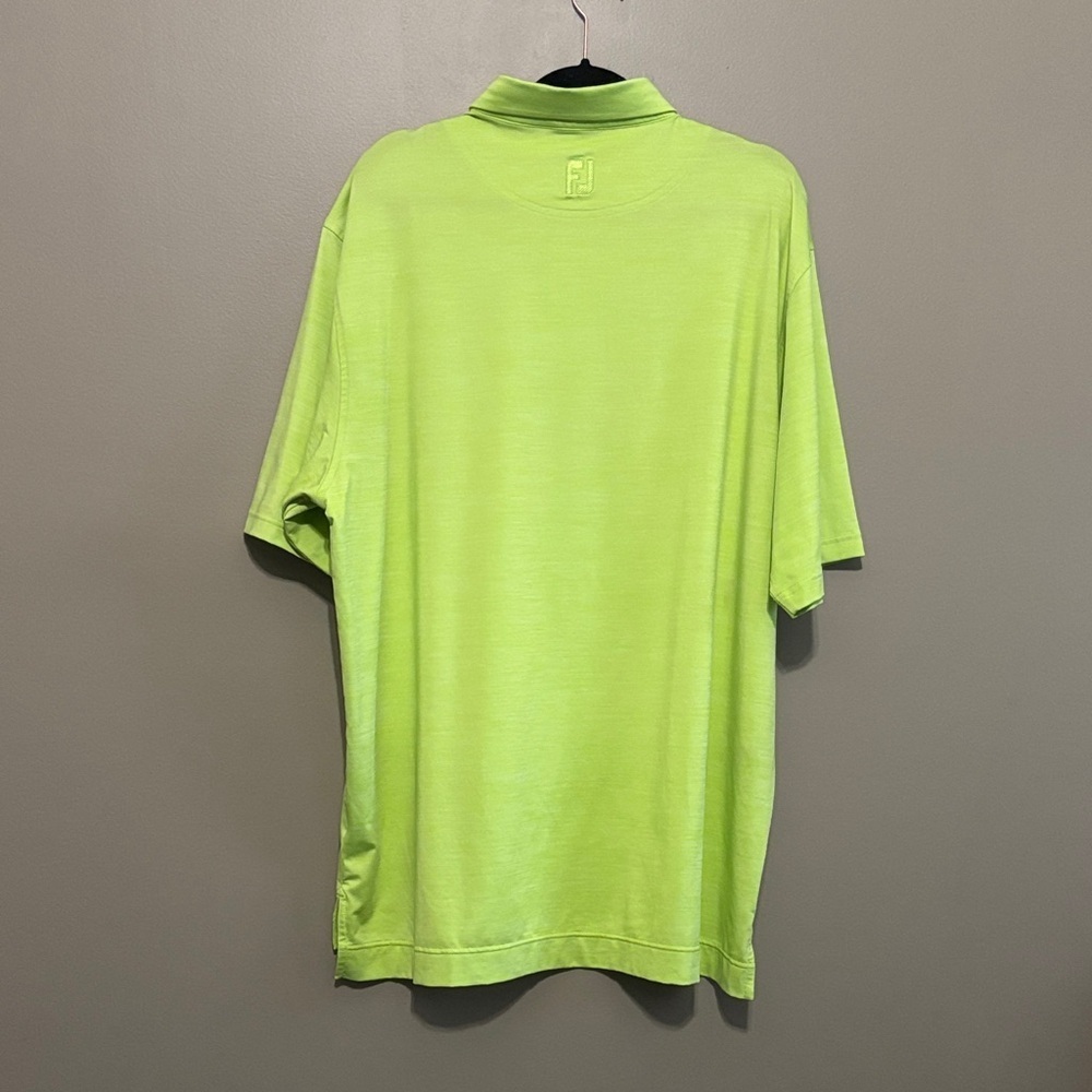 FootJoy Men's Green Polo Shirt - Picture 3 of 5